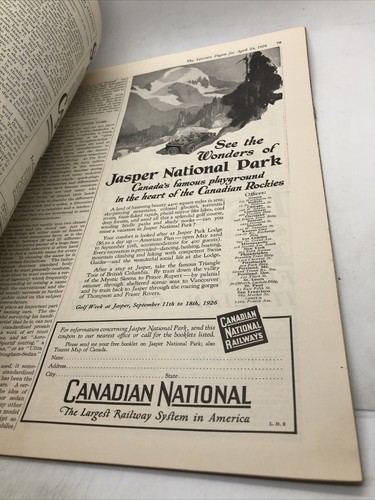 Magazine - The Literary Digest Italian Garden (April 24, 1926) - K - Picture 3 of 4