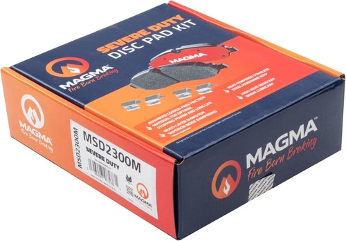 NEW MAGMA Severe Duty MSD2300M Semi-Metallic Brake Pads, Front, Brake Pad Kit - Picture 4 of 4