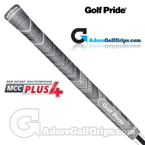 Golf Pride New Decade Multi Compound MCC Plus 4 mittelgroße Griffe - schwarz/grau x 1