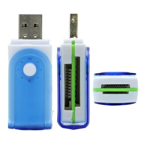 Mini USB Adapter 4 in 1 TF SD Card Reader Micro for M2 SD SDHC Mini SD TF Cards - Picture 5 of 8