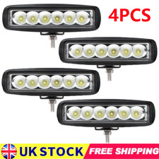 4x High Power 12v 24v Led Work Lamp Flood Light Truck Car 4x4 Trailer Camper Van