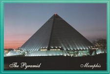 Former Home of the NBA Memphis Grizzlies Basketball Team Pyramid Arena Postcard