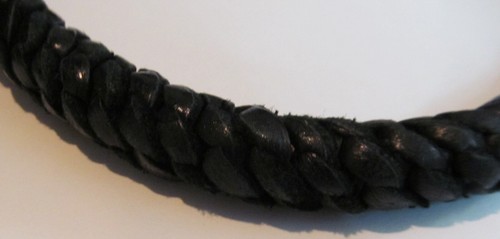 Scott Kay Black Braided Leather & Sterling Silver Men’s Bracelet 8 3/4” - Picture 6 of 9