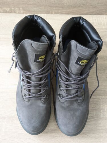 Timberland 6" Field Boots Herren Größe 11 Wasserdicht Nubuk Grau Blau A5PWC A7846 - Bild 4 von 24