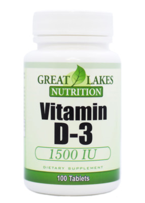Vitamin D3 High-Potency 1,500IU - Regulates Immune Function, Aids Healthy Bones