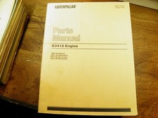 Cat Caterpillar G3412 Natural Gas Engine Generator Parts Book 7db