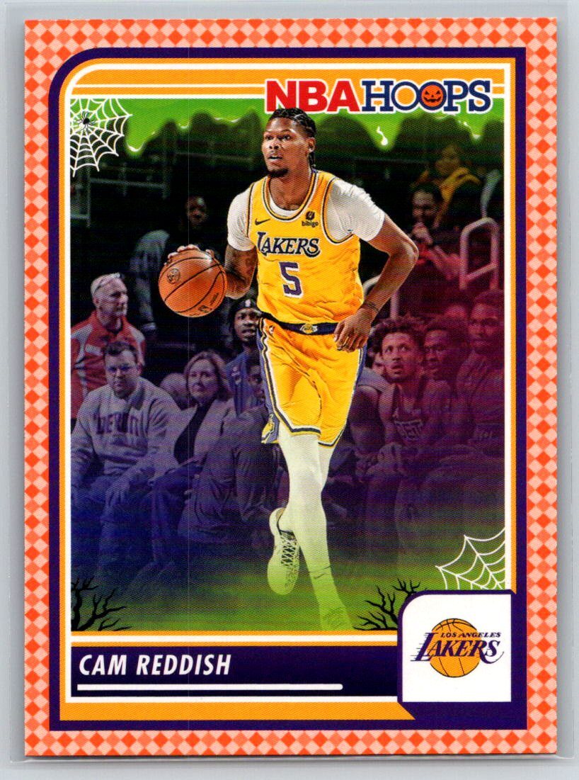 2023-24 Hoops Haunted Hoops #272 Cam Reddish Orange