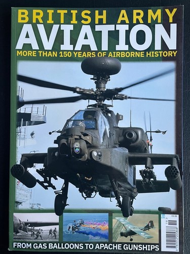 BRITISH ARMY AVIATION WW1 BALLOONS WW2 LYSANDER GLIDERS AOP AUSTER SCOUT APACHE - Bild 1 von 5