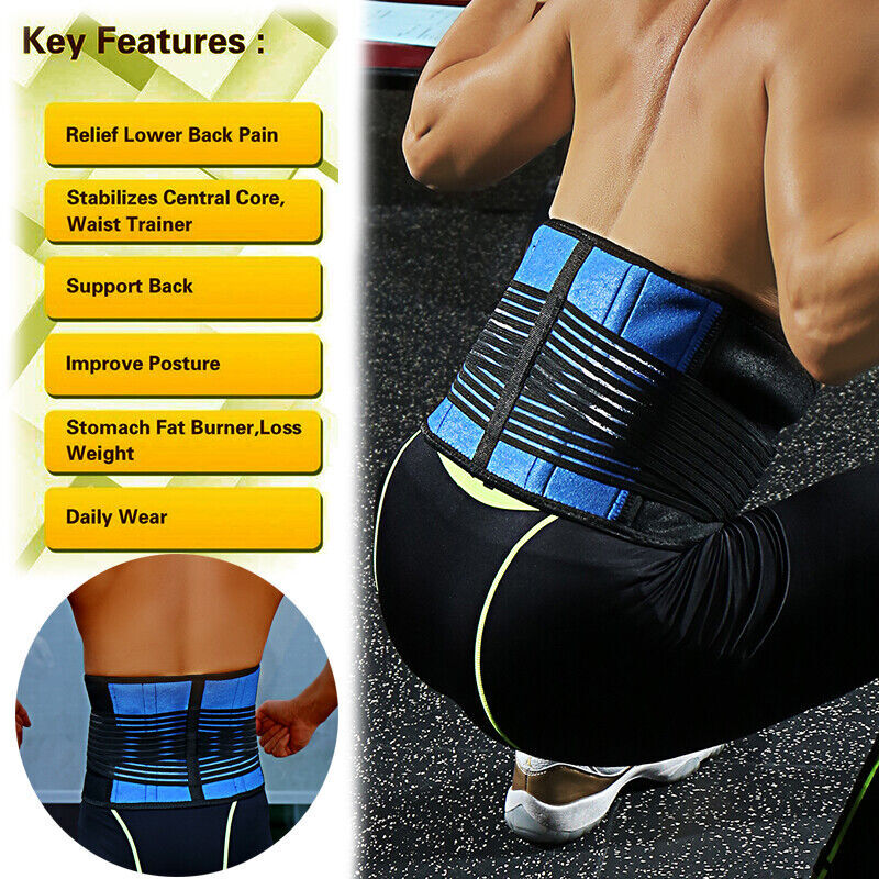 Orthotics Waist Trainer Girdles Brace Lower Back Pain Relief Lumbar