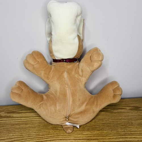 Vintage Pound Puppies Barkers Tan 1985 Bark Box Excellent Works OG Collar Rare - Bild 10 von 11