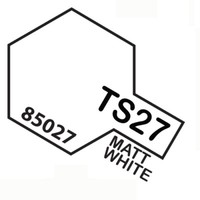 SprüHfarbe FüR Kunststoff 100 Ml Matt Weiß Ts27 Tamiya