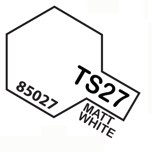 SprüHfarbe FüR Kunststoff 100 Ml Matt Weiß Ts27 Tamiya-image