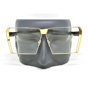 Bar-Large-Retro-VINTAGE-Square-Aviator-Big-Flat-Top-Oversized-Men-Sunglasses