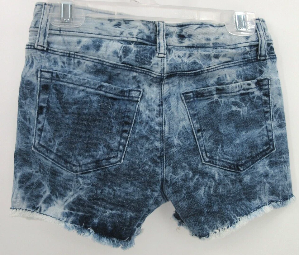 JUMPING BEANS MID RISE CUT OFF SHORTIE SHORTS Girl's Size 7 ADJUSTABLE WAIST - Image 4 of 4