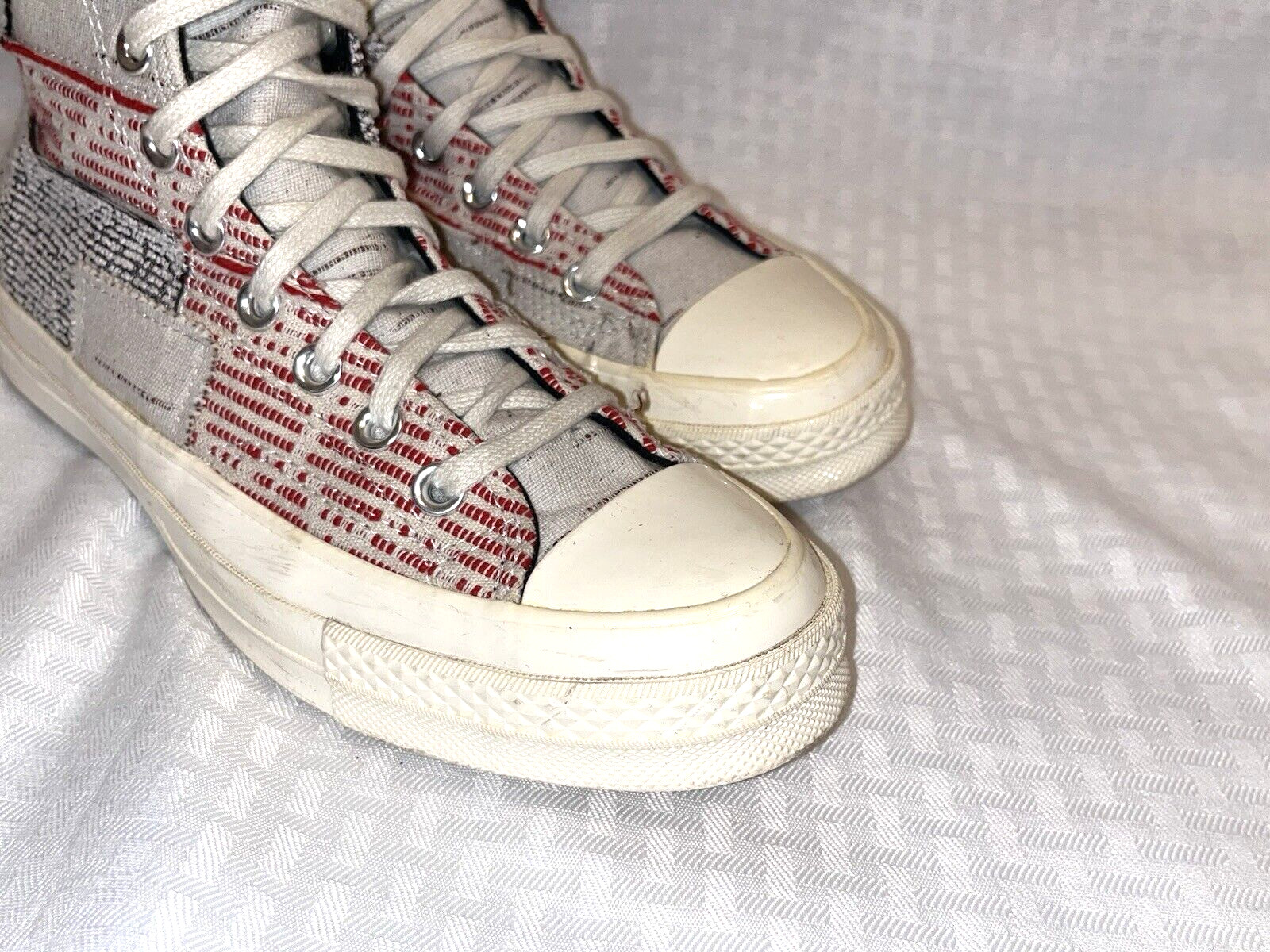 Converse Chuck 70 Patchwork Twill/Light Gray/Egre… - image 15