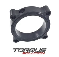 Torque Solution Throttle Body Spacer Black Audi 2.0T FSI TSI TT TTS A5 B7 A4 B8