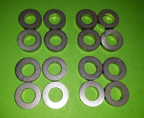 16x Stainless Spacer Extra Thick 5mm Washer M10 3/8" Inlet Exhaust Manifold V8 - Picture 1 of 3