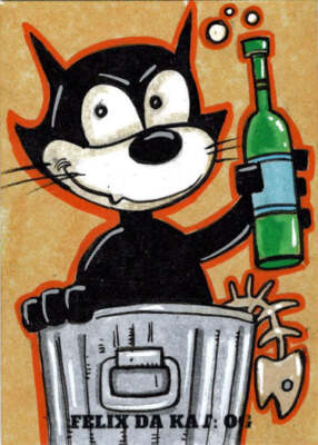2023 5finity Felix Da Kat: OG Sketch Card Mike Mastermaker V2