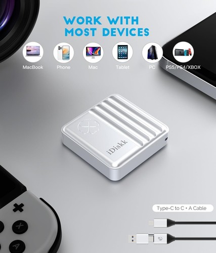 iDiskk M.2 2230 NVMe SSD Enclosure,USB C 3.2 Gen 2 Type-C 10Gbps Fits M Key & Si - 第 3/12 張圖片