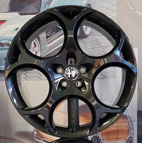 Set 4 Alloy Wheels 8,5j x 21" genuine part ALFA ROMEO STELVIO Ti, Veloce + TPMS - Picture 2 of 14