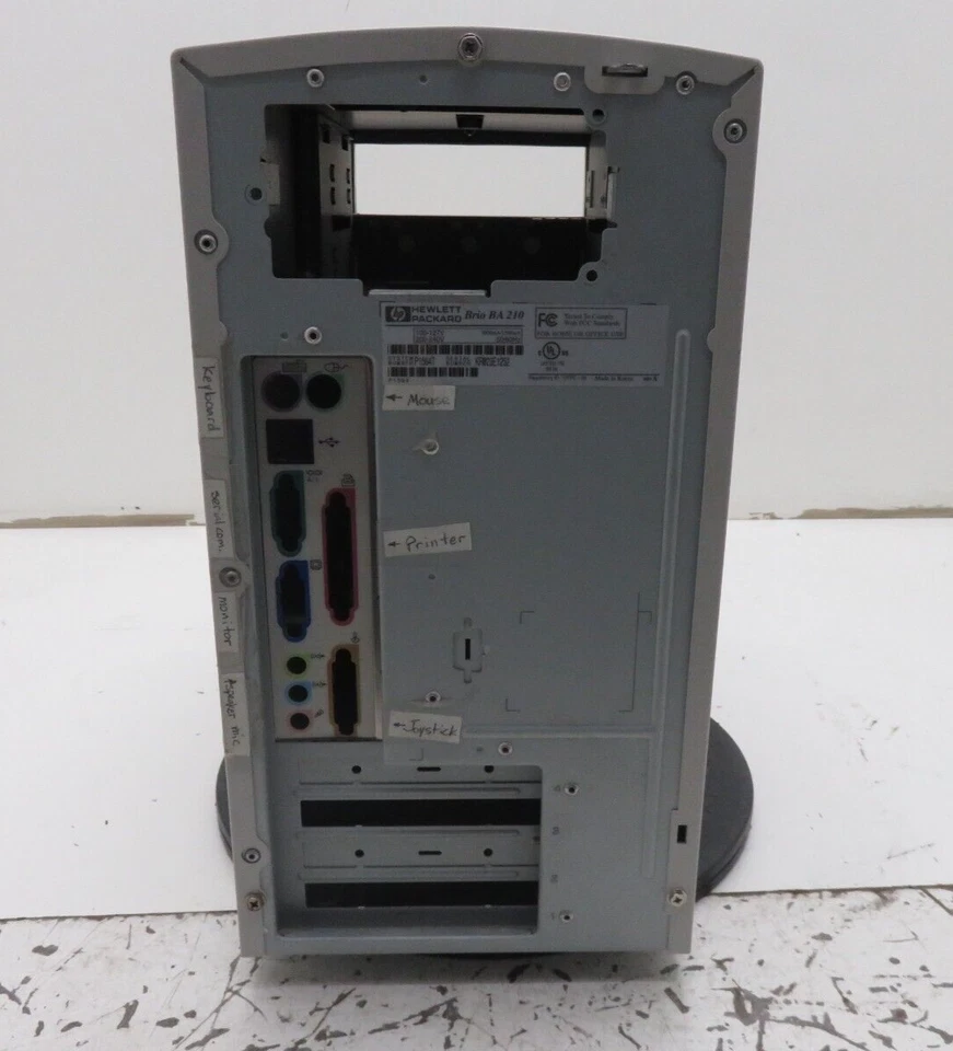 Vintage Retro PC Case Beige ATX Computer Sleeper Gaming Case HP Brio BA-210 - Image 3 of 4