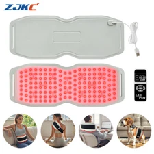 24W 850/940nm Red Infrared Light Therapy Belt Pad Mat for Body Wrap Pain Relief