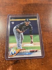 2018 Topps Series 1 Baseball #224 Dillon Peters Miami Marlins RC