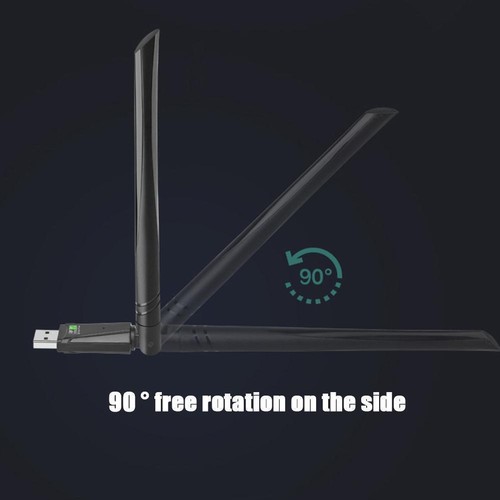 USB2.0 WiFi 6 Wireless Bluetooth 5.3 Dual Band Network USB Card Adapter W3P1 - Picture 8 of 9