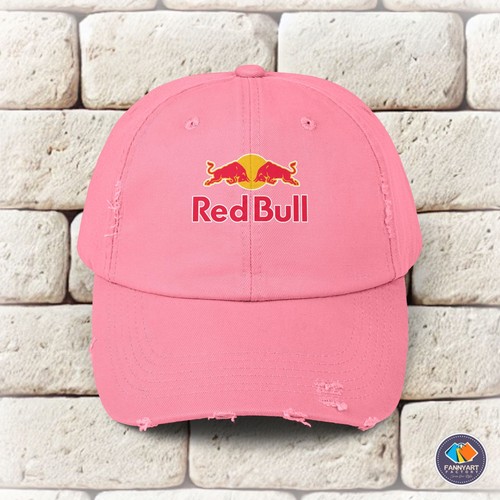 Red Bull Logo Unisex Distressed Cap - Picture 20 of 25