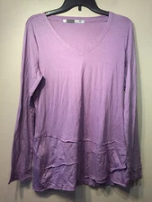 Athleta Long Sleeve Top, Purple SIZE L      #819234  v