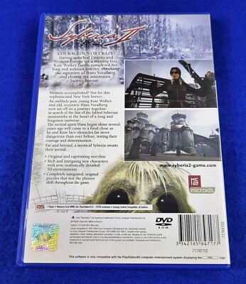B. Sokal Syberia I & II Sur PC – Les Deux Jeux Inclus – Édition Rare Comme Neuve