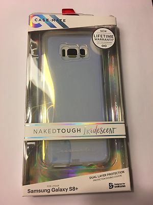 CaseMate Naked Tough 2 Layer Case for Samsung Galaxy S8 Plus, Iridescent
