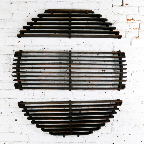 Antike industrielle Gießerei Muster für Formen Handarbeit Holz 3er Set - Gruppe - Bild 8 von 12