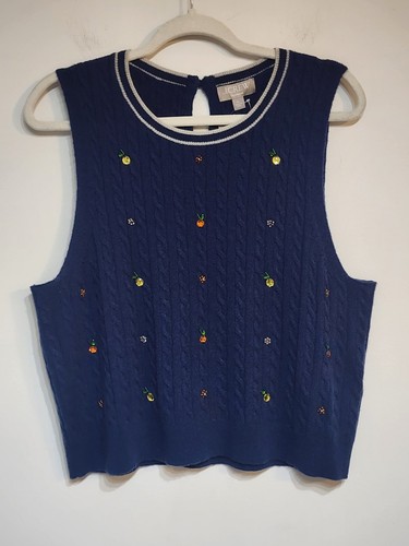 Neu mit Etikett J Crew Kaschmir verzierter Pullover Shell Größe XL adrett akademisch - Bild 1 von 11