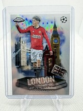 2023-24 Topps Chrome UEFA #LC-9 Alejandro Garnacho London Calling B2