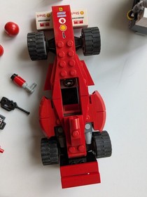 LEGO 8673 Racers Ferrari F1 Fuel Stop 2006 Scuderia Trackside 100% No Box