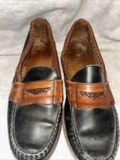 Allen Edmonds Penny Loafers 10D Black Leather Dress Shoes RYE, NY EUC (contB1)