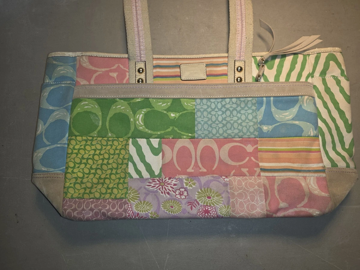 Coach Patchwork Tote Exterior Bags & Handbags for Women for sale