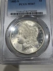 1882 s morgan silver dollar ms67