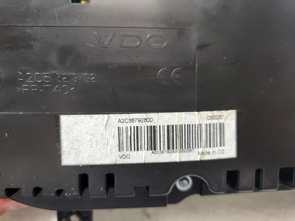 Volkswagen CC 2017 Speedo velocímetro clúster 43 k millas OEM LKQ Foto 4 de 4