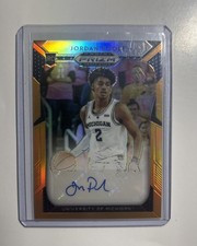 2019 Prizm Draft Jordan Poole Orange Autograph /125 Mint Condition