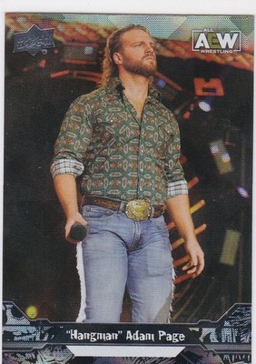 2023 Upper Deck AEW  Diamond Plate #21 ''HANGMAN'' ADAM PAGE