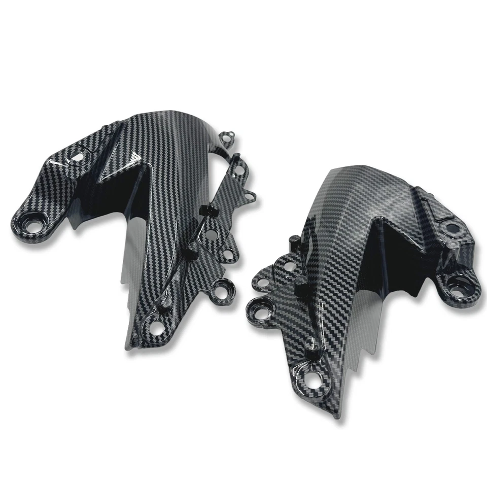 For Kawasaki Ninja ZX-6R 2009-2012 Side Mid Engine Cover Fairing Carbon Fiber Foto 4 de 4