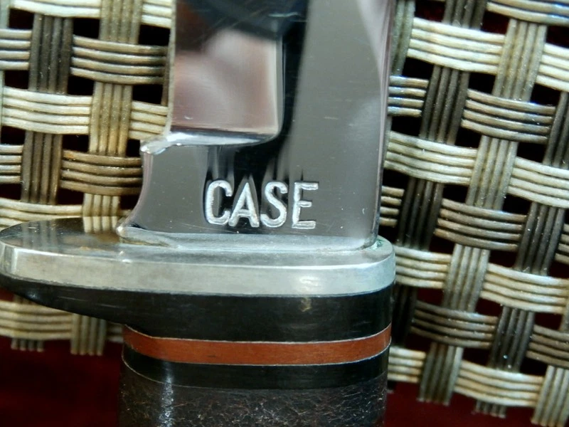 CUCHILLO RARO ESTUCHE 1940-65 EE. UU. CAZA DESOLLADO 8" Y ESTUCHE VINTAGE XX FUNDA DE CUERO Foto 2 de 4