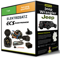 Elektrosatz 7-Pol Spezifisch für Jeep Wrangler 11.2017-Jetzt NEU ECS Electronics