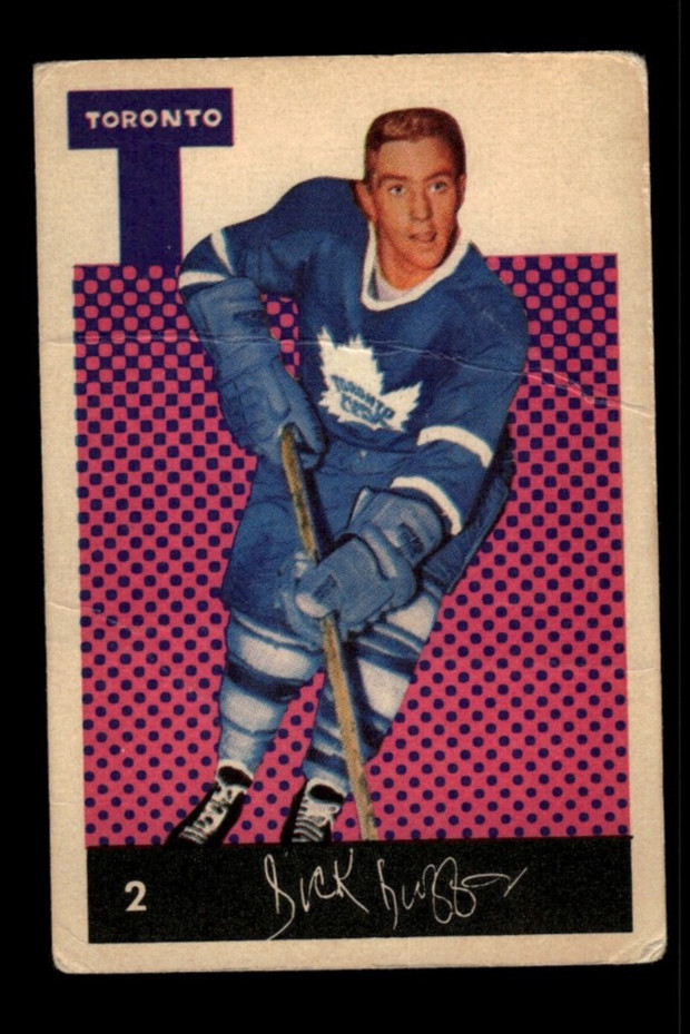 1962-63 Dick Duff Parkhurst Hockey Maple Leafs #2