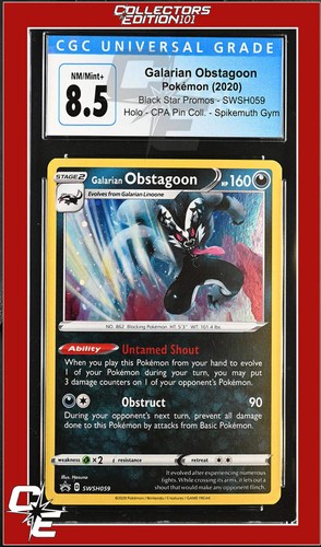 Galarian Obstagoon graded CGC 8.5 for sale on eBay