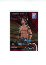 2023 Donruss Elite AJ Styles #11 Full Throttle Red Parallel 43/99