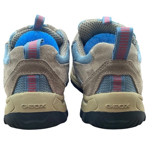 Geox Tan and Blue Sneakers Straps 3.5 - Picture 3 of 8