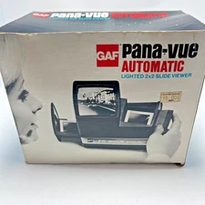 Vintage GAF Pana-Vue Automatic 35mm Slide Viewer – Untested, No Power Cord